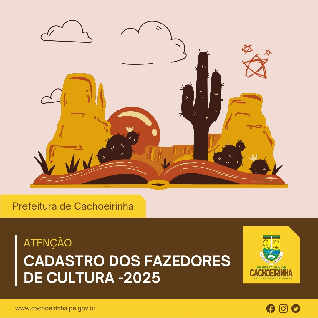 Cadastro dos Fazedores de Cultura de 2025